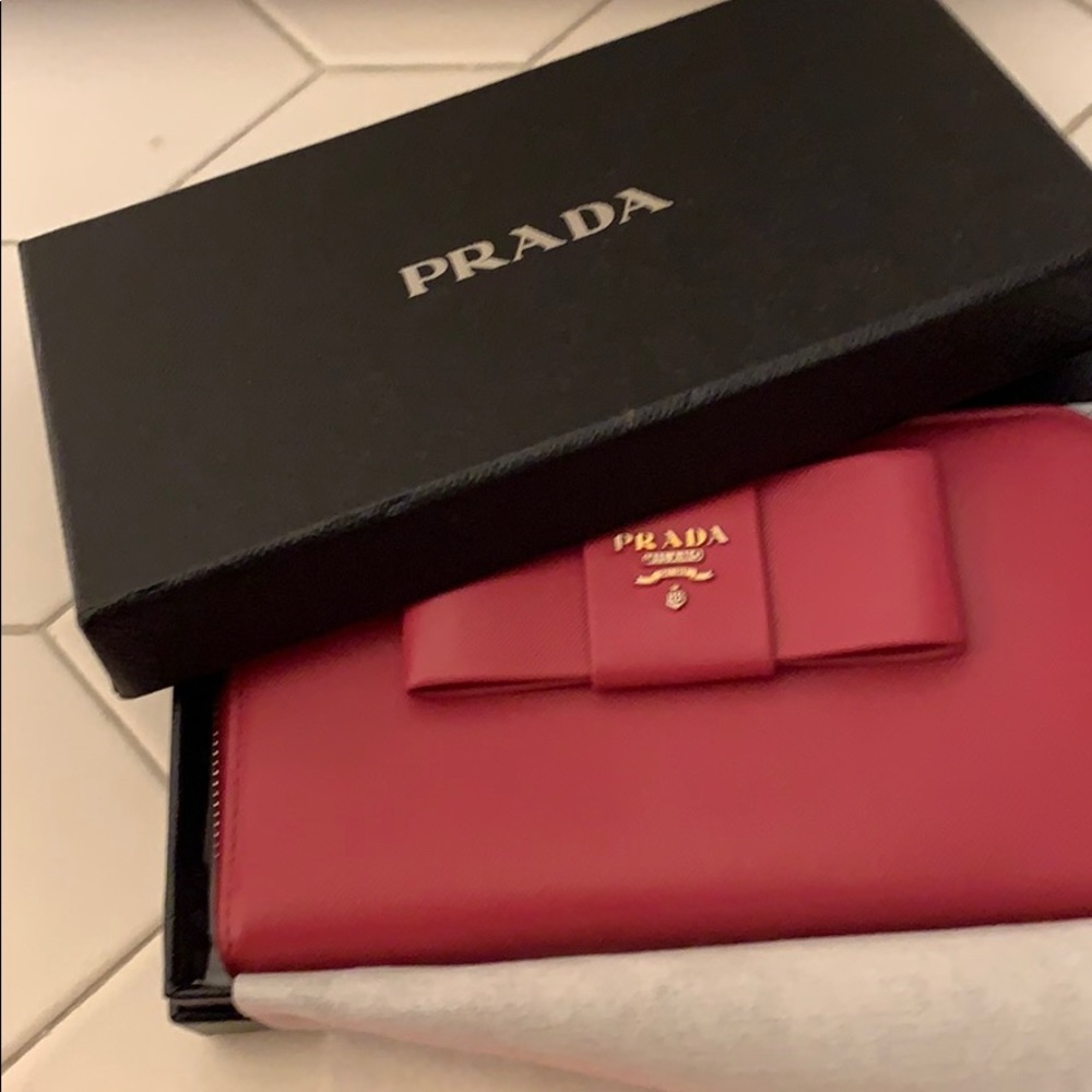 Prada wallet.